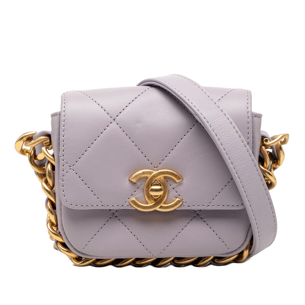 Chanel Mini Quilted Calfskin Framing Chain Flap