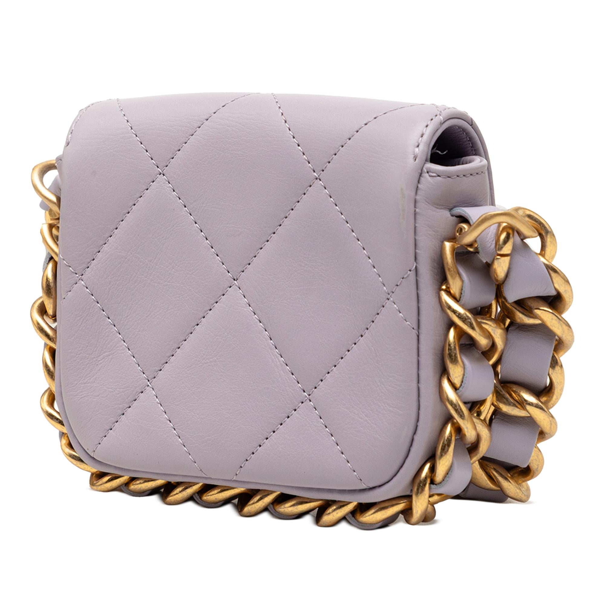 Chanel Mini Quilted Calfskin Framing Chain Flap