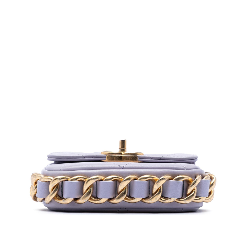 Chanel Mini Quilted Calfskin Framing Chain Flap