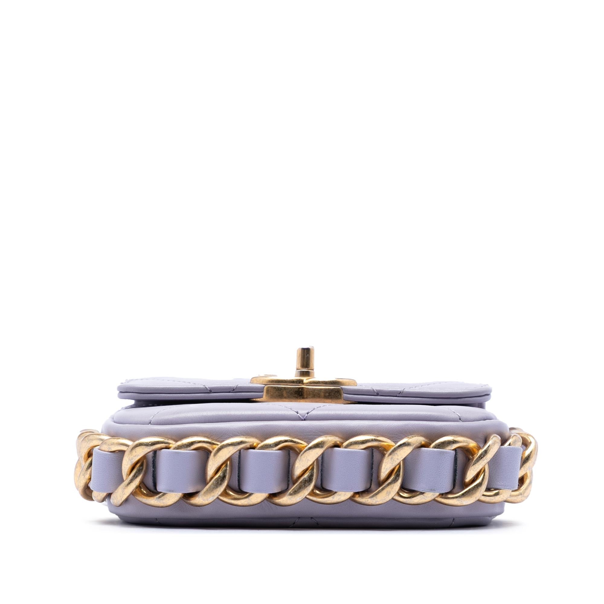 Chanel Mini Quilted Calfskin Framing Chain Flap