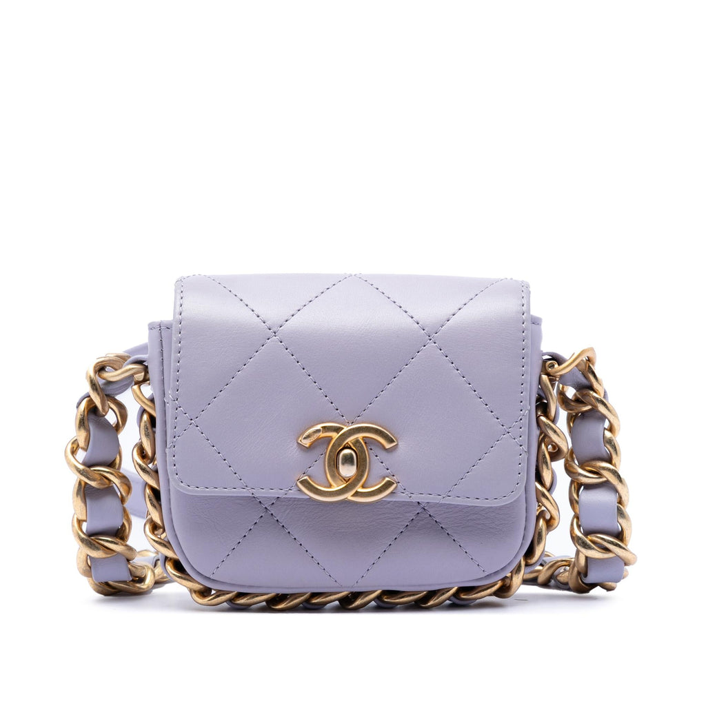 Chanel Mini Quilted Calfskin Framing Chain Flap