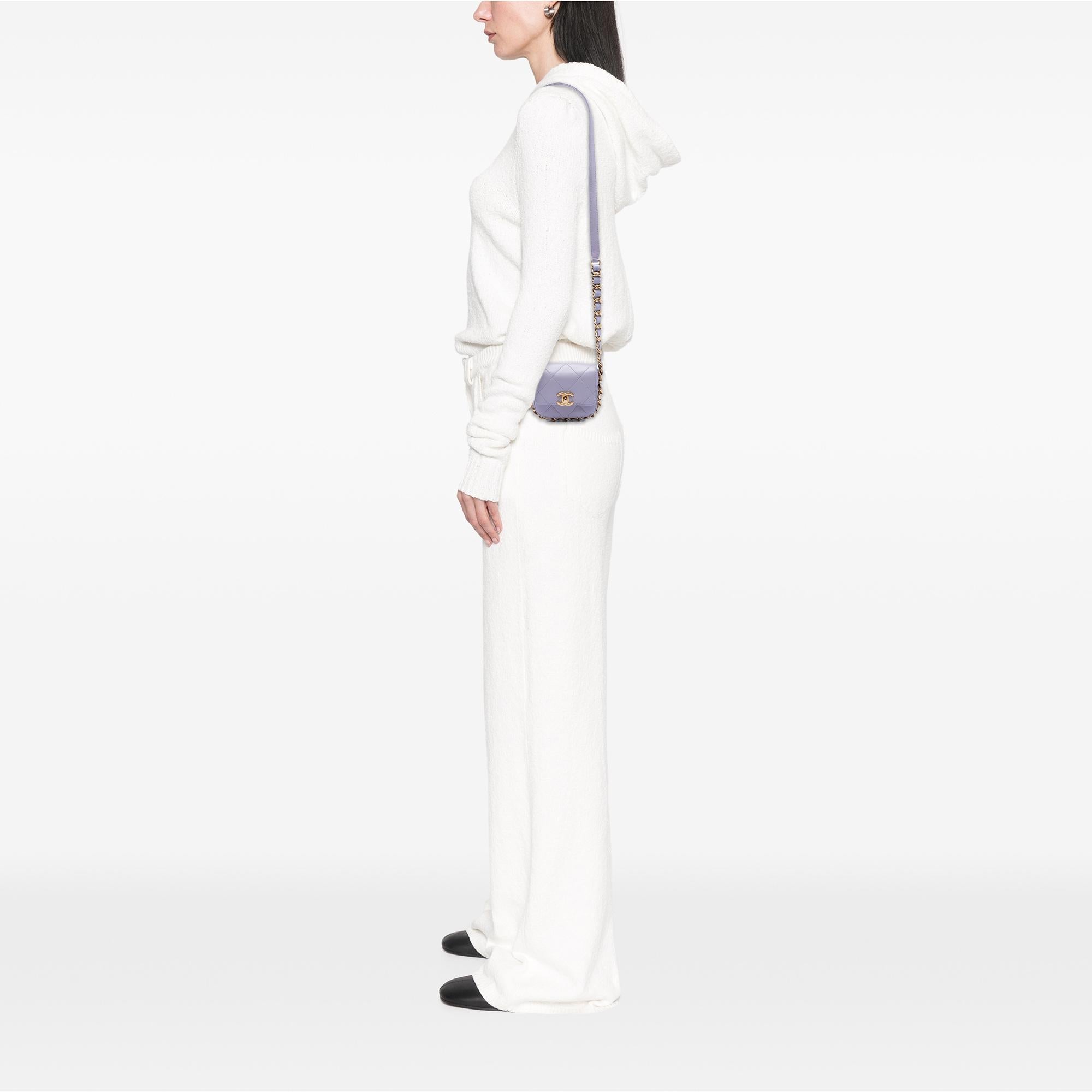 Chanel Mini Quilted Calfskin Framing Chain Flap