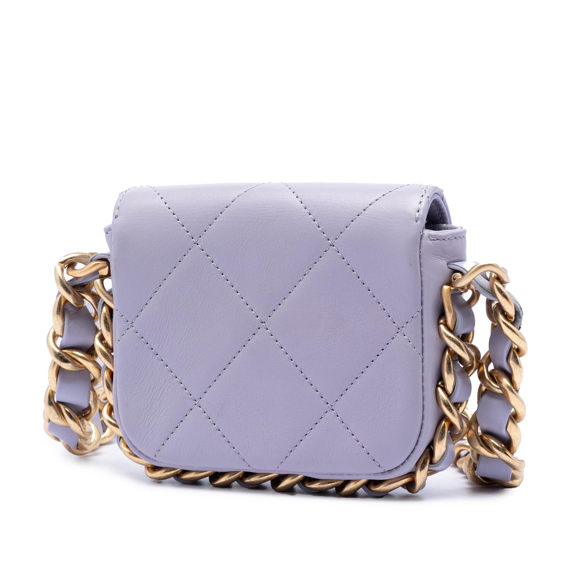 Chanel Mini Quilted Calfskin Framing Chain Flap
