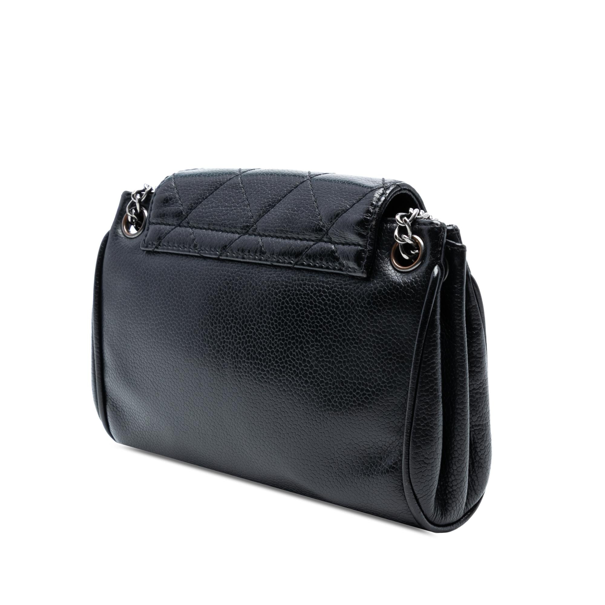 Chanel Mini Quilted Caviar Accordion Flap