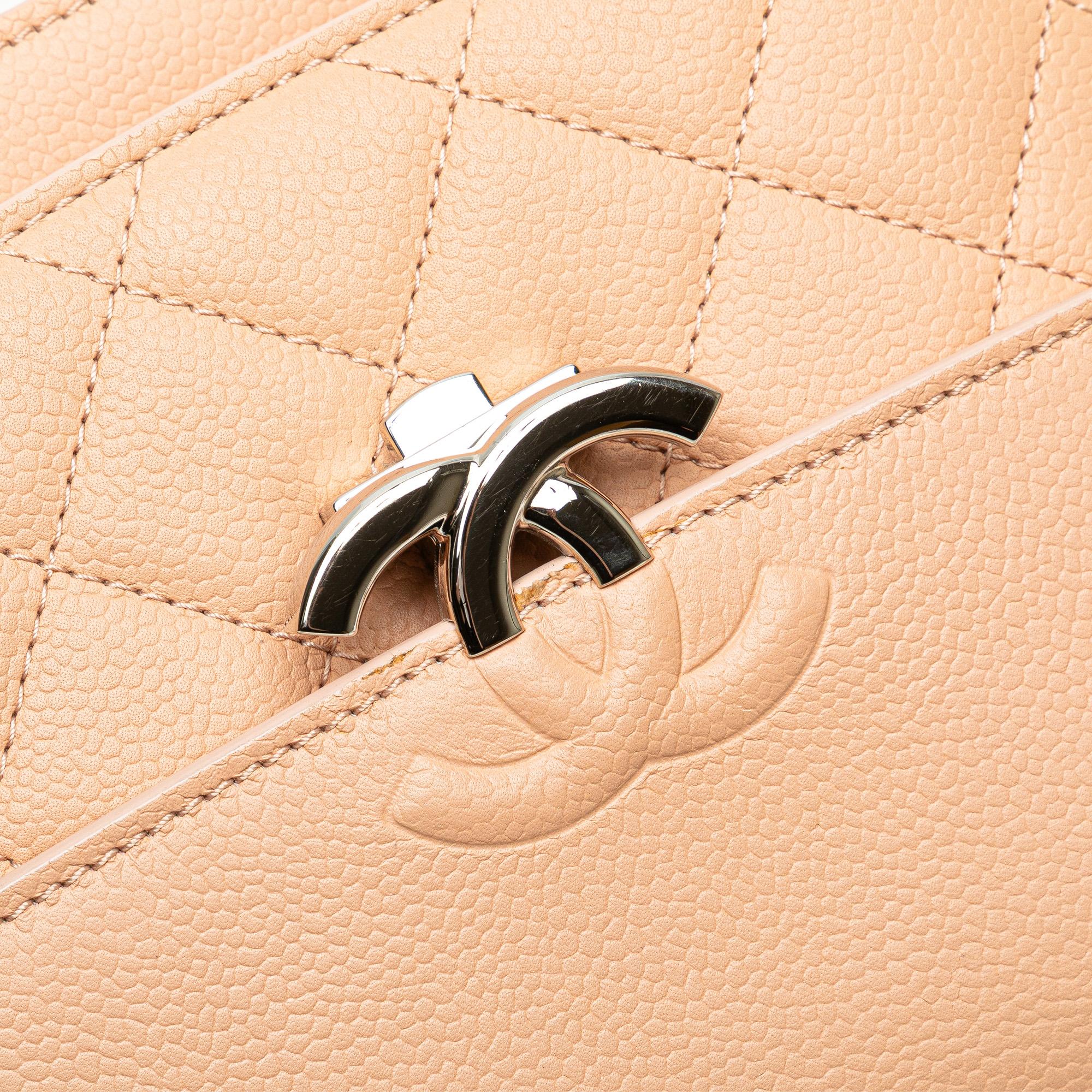 Chanel Mini Quilted Caviar CC Box Flap