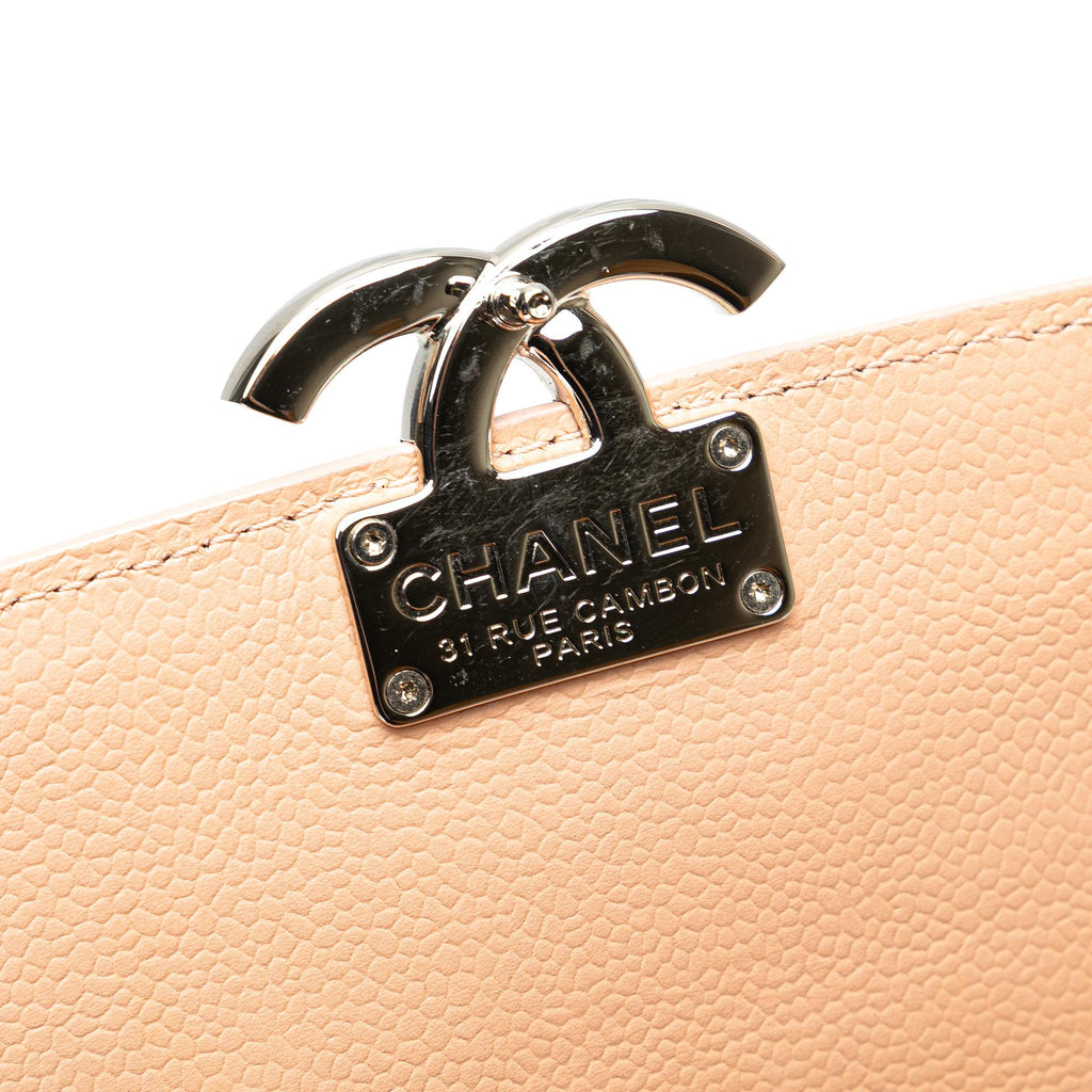 Chanel Mini Quilted Caviar CC Box Flap