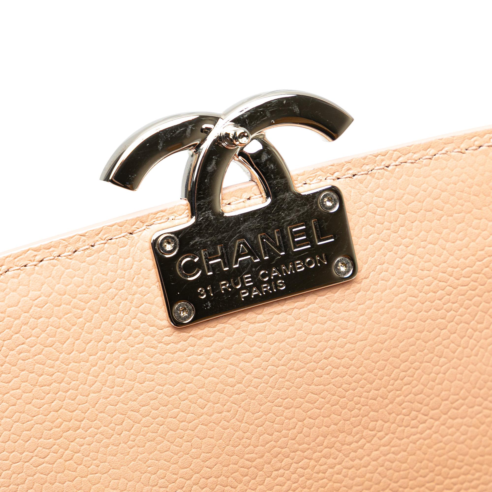 Chanel Mini Quilted Caviar CC Box Flap
