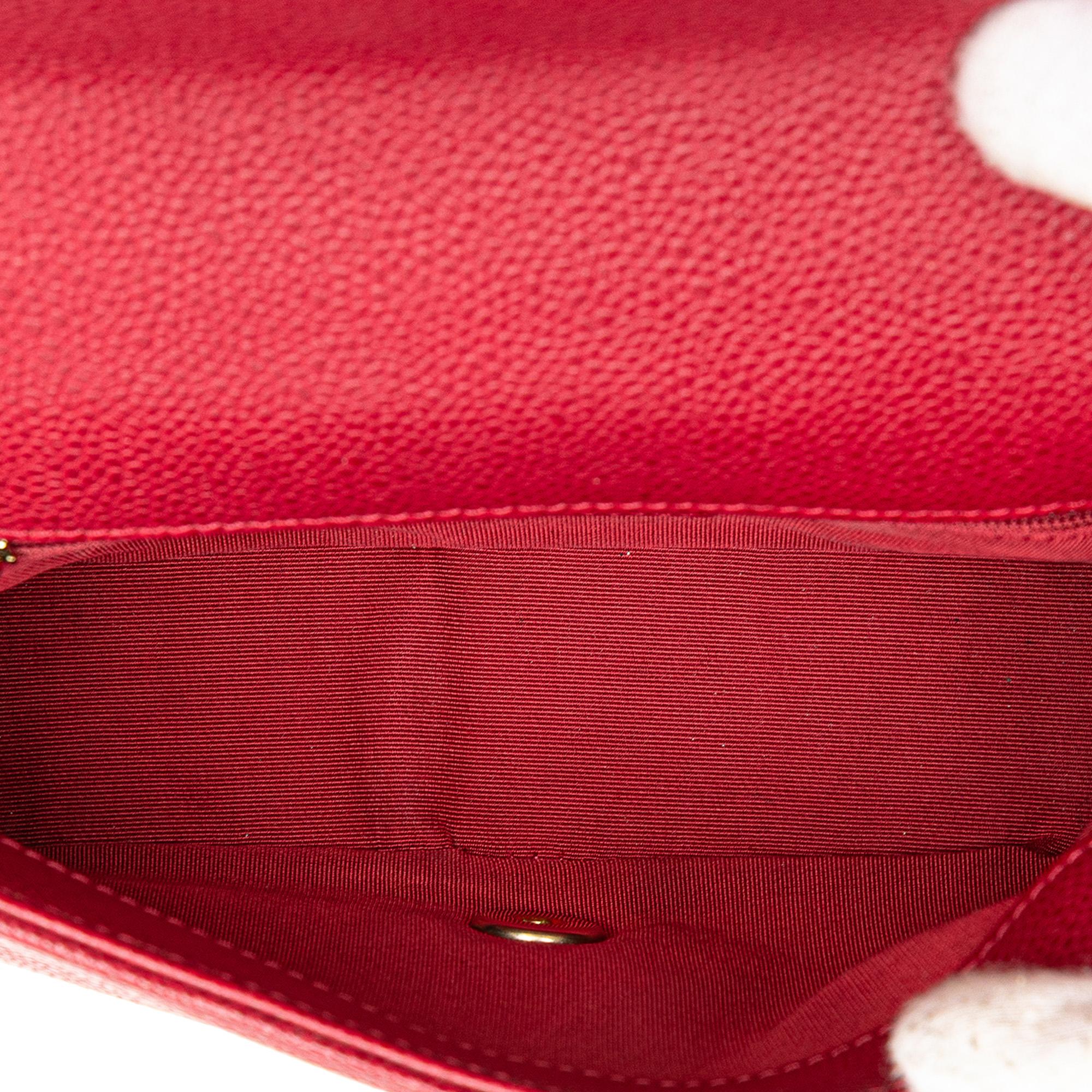 Chanel Mini Quilted Caviar Carry Around Flap