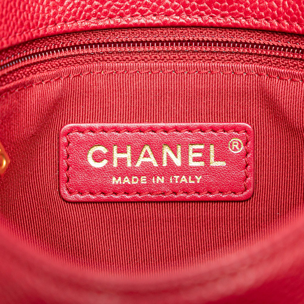 Chanel Mini Quilted Caviar Carry Around Flap