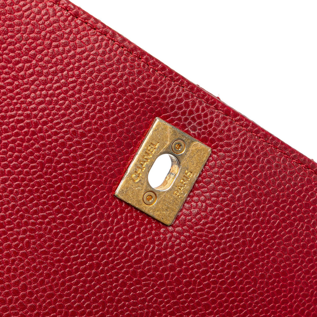 Chanel Mini Quilted Caviar Carry Around Flap