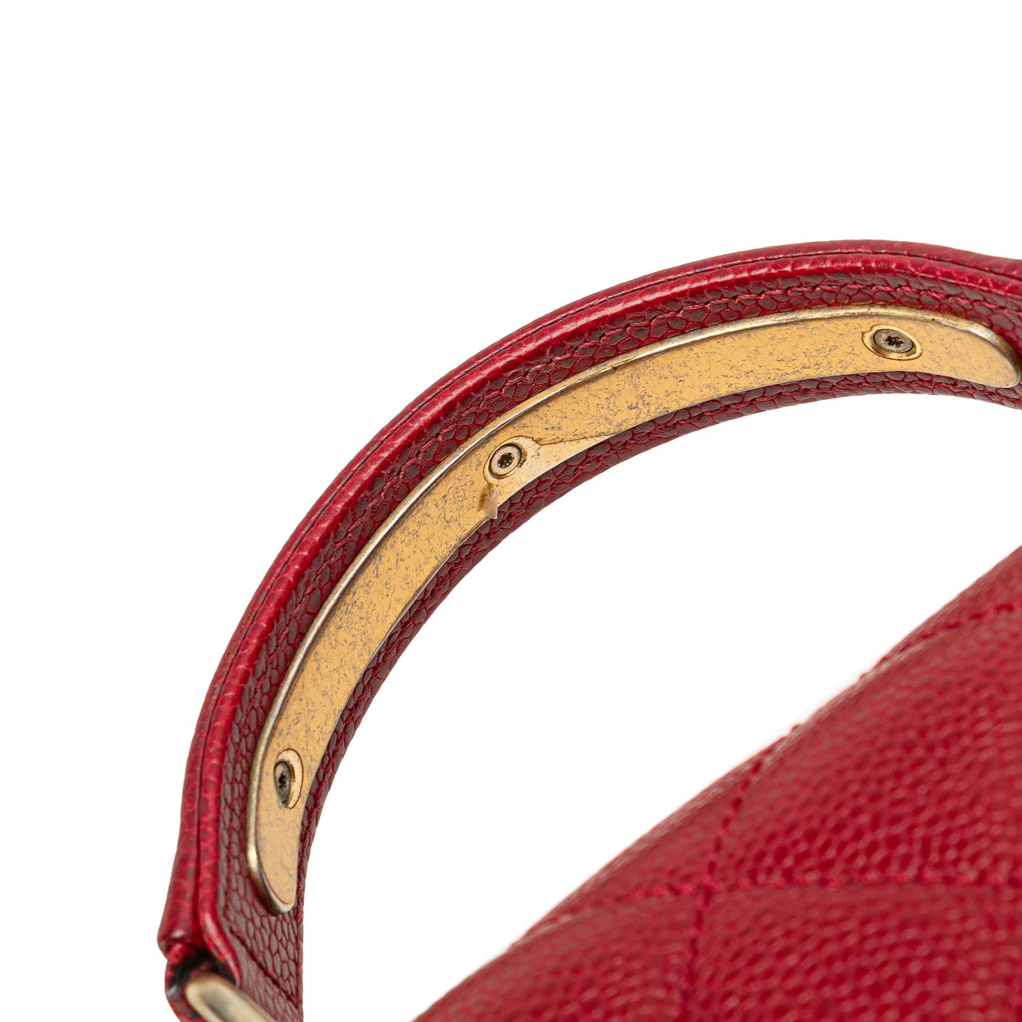Chanel Mini Quilted Caviar Carry Around Flap