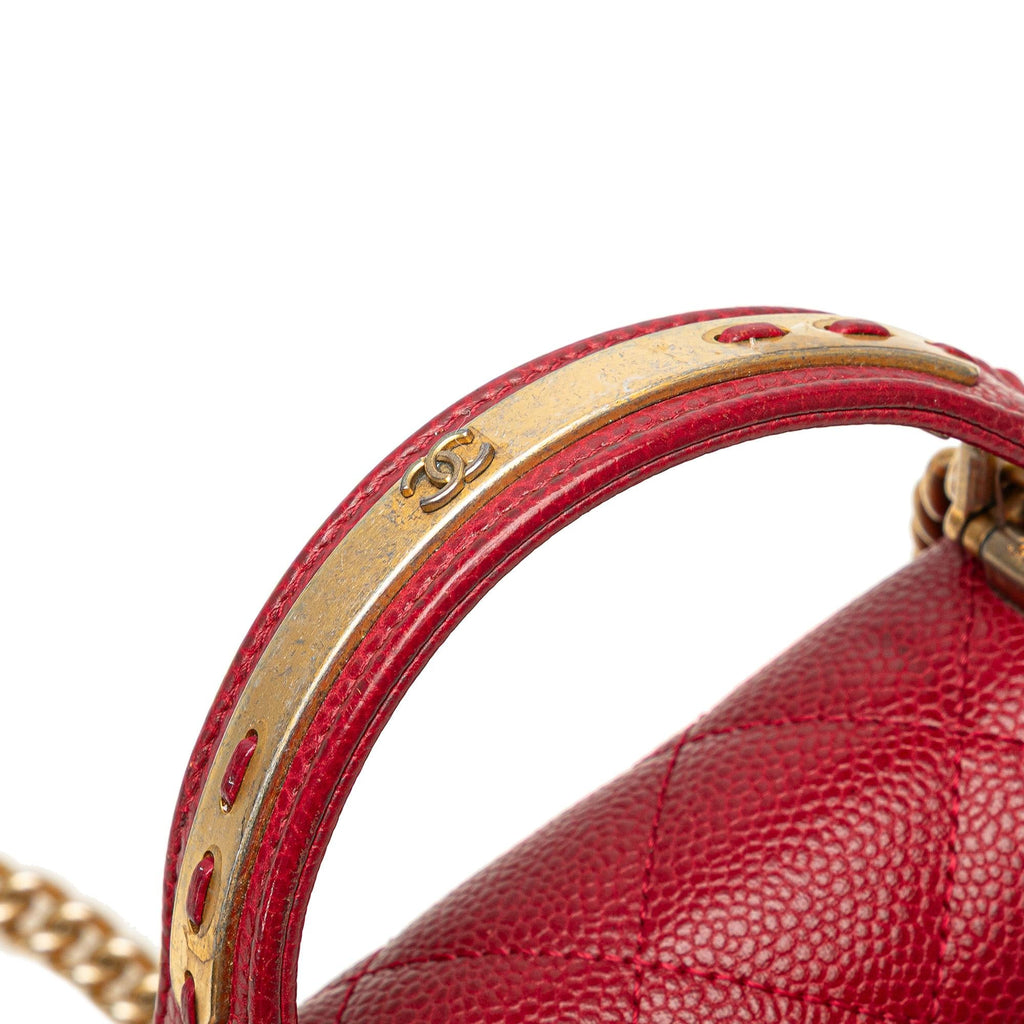 Chanel Mini Quilted Caviar Carry Around Flap