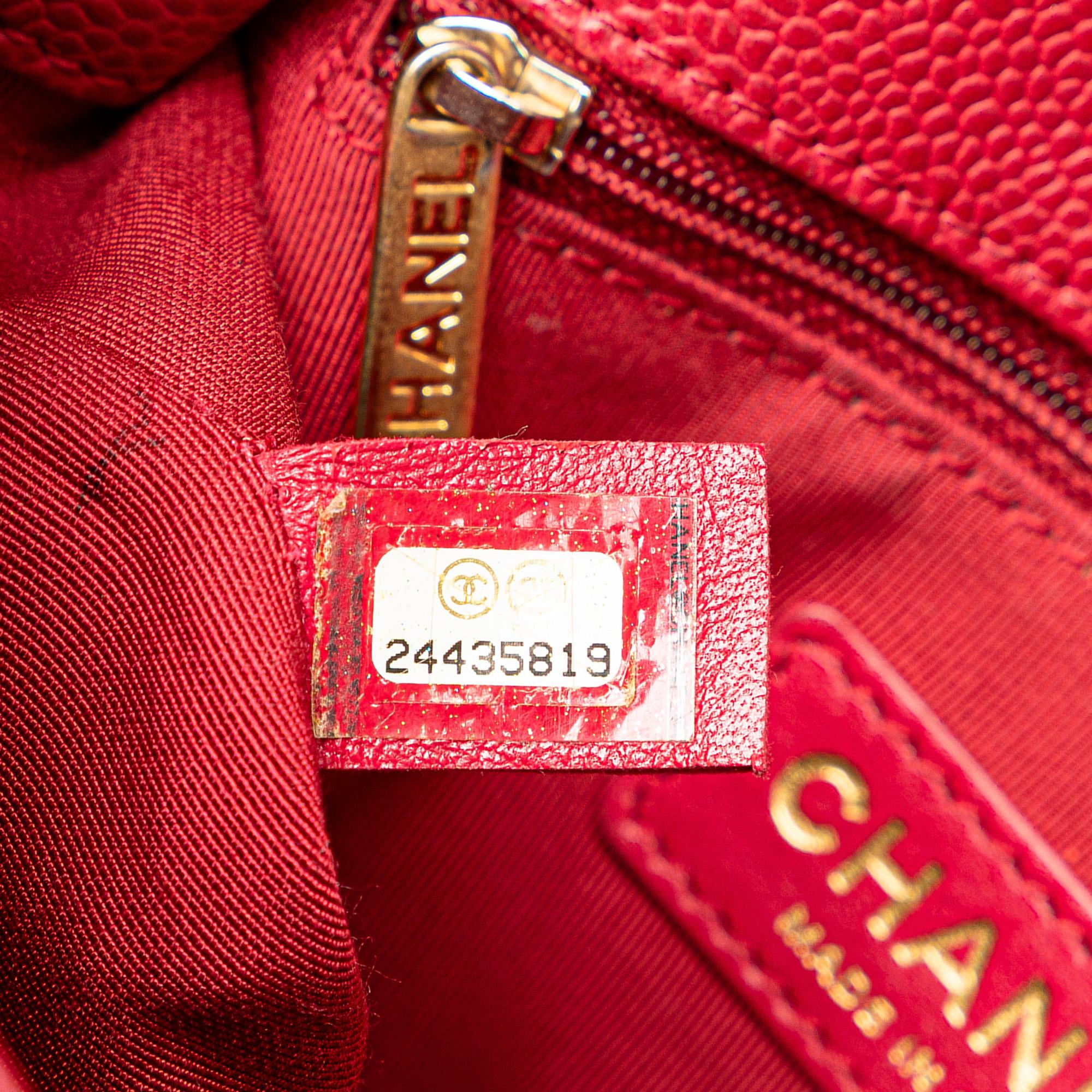 Chanel Mini Quilted Caviar Carry Around Flap