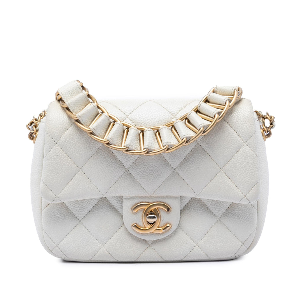 Chanel Mini Quilted Caviar Chain Soul Flap