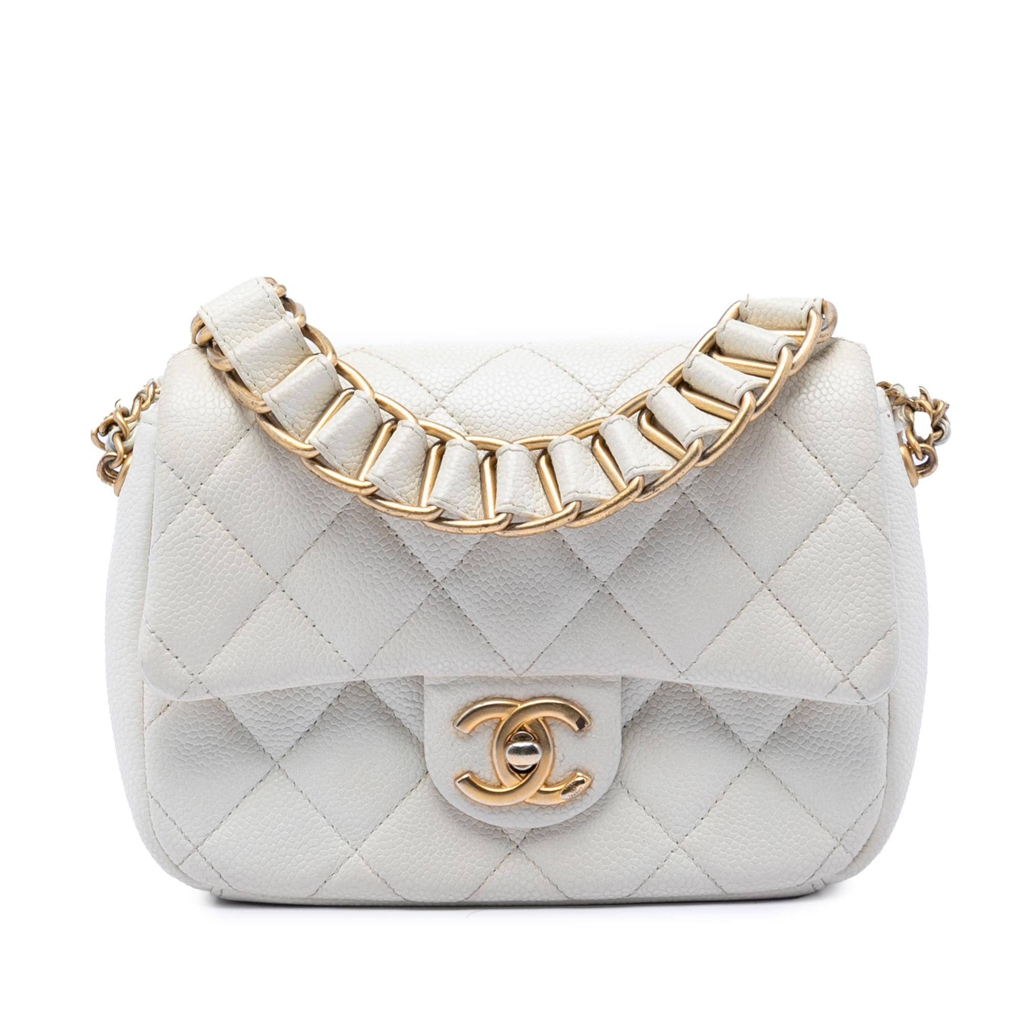 Chanel Mini Quilted Caviar Chain Soul Flap