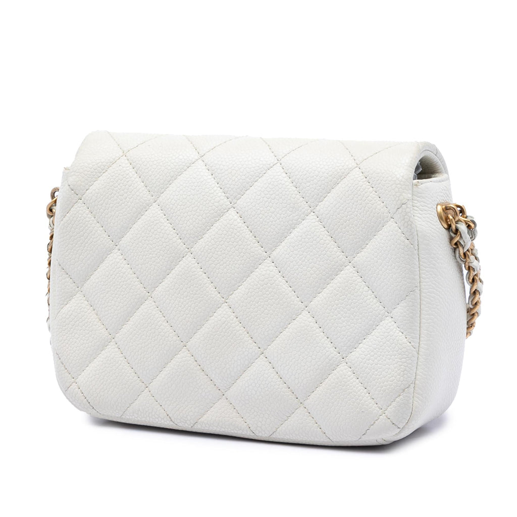 Chanel Mini Quilted Caviar Chain Soul Flap