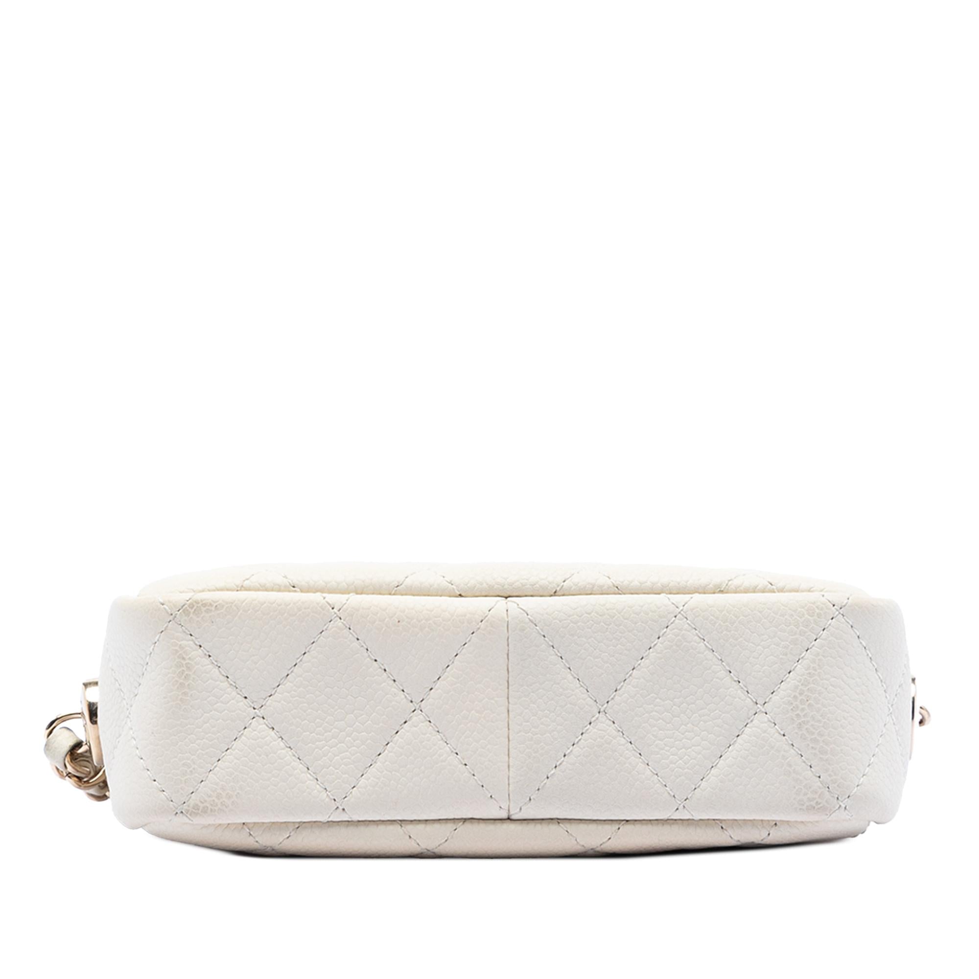 Chanel Mini Quilted Caviar Coco Tassel Camera Case