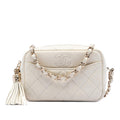 Chanel Mini Quilted Caviar Coco Tassel Camera Case