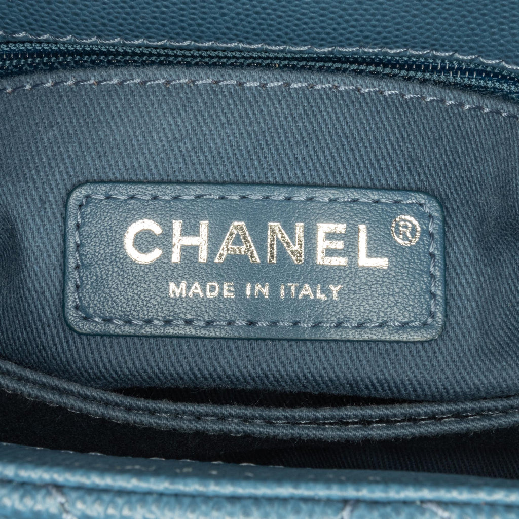 Chanel Mini Quilted Caviar Coco Top Handle Bag (SHG-0p2bzJ)