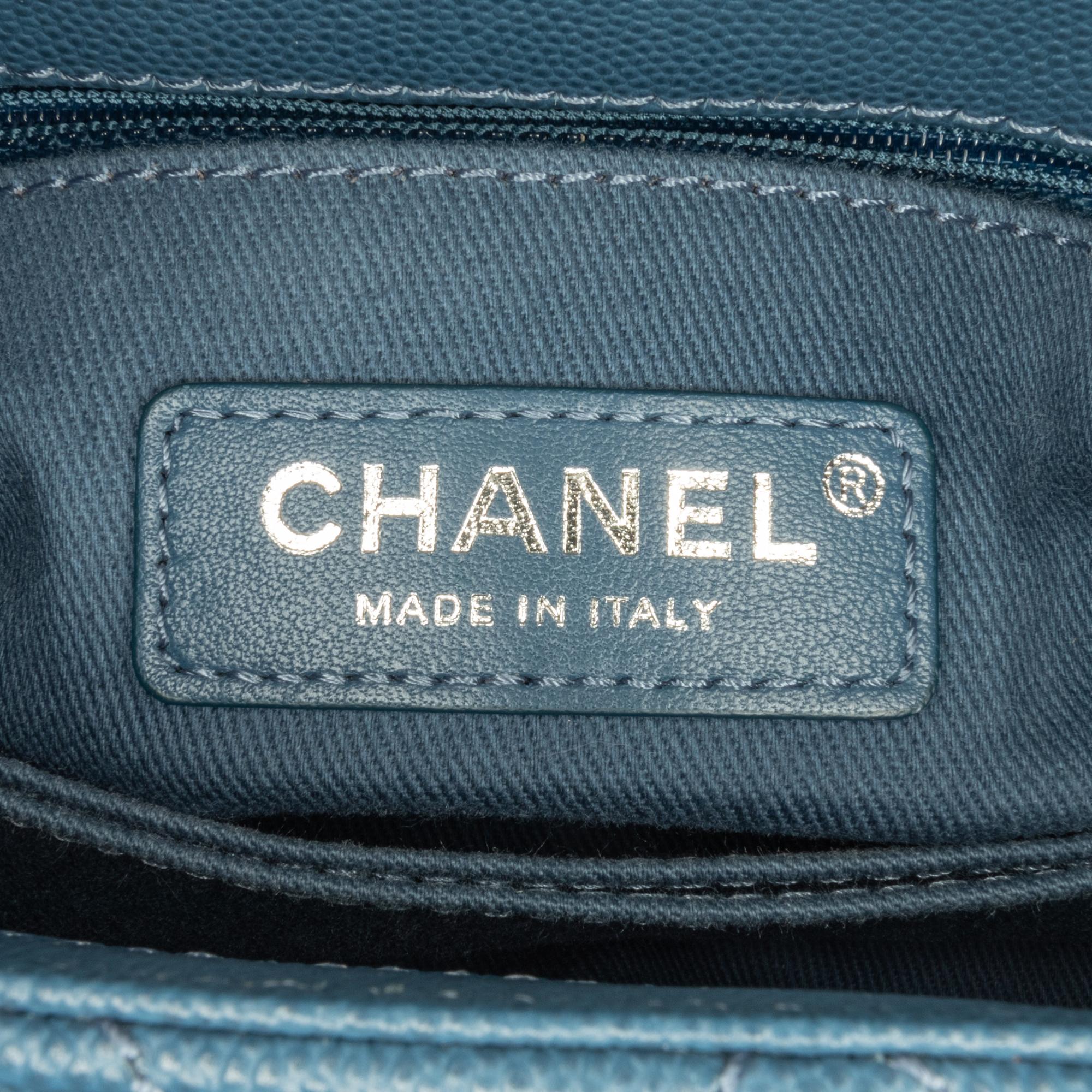 Chanel Mini Quilted Caviar Coco Top Handle Bag (SHG-0p2bzJ)