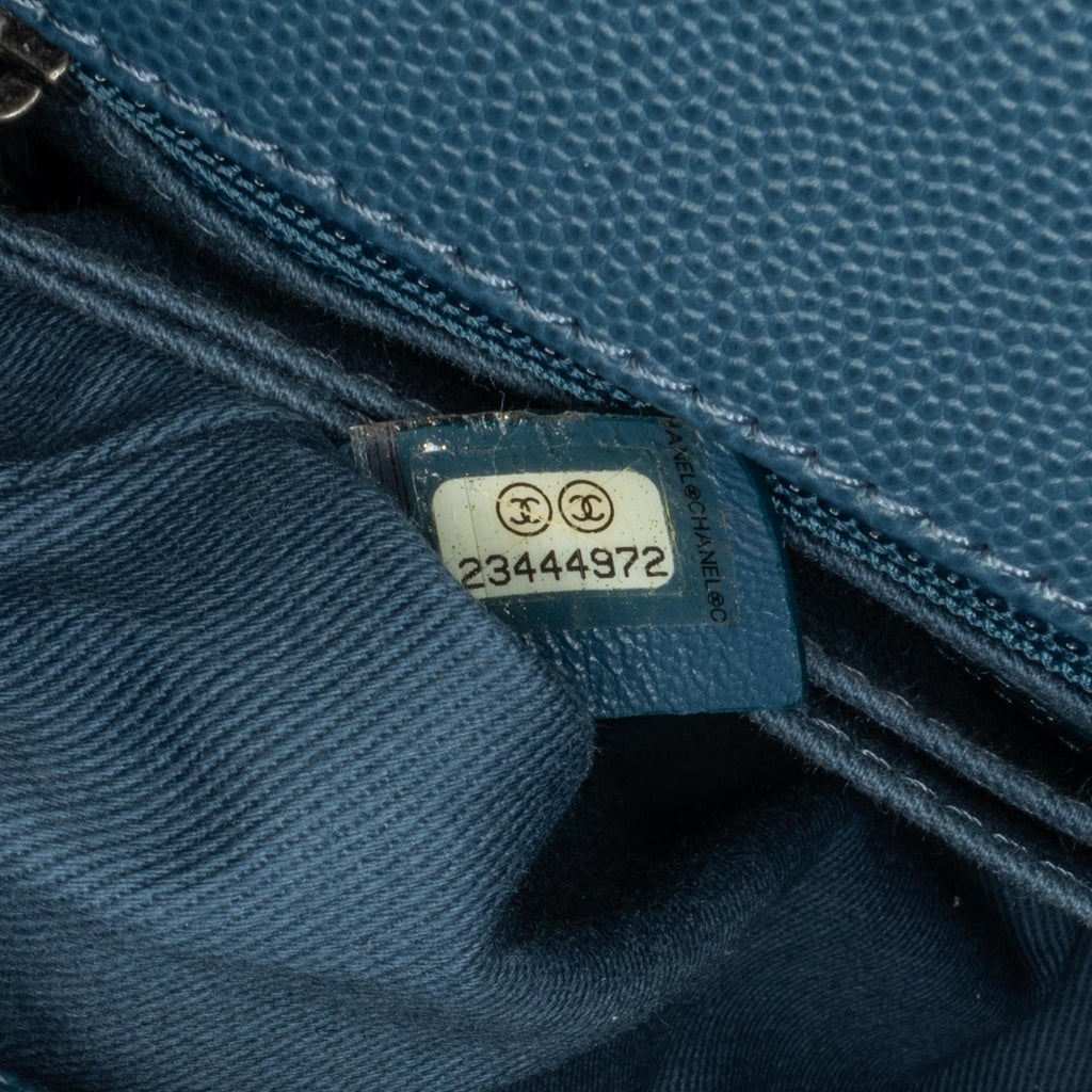 Chanel Mini Quilted Caviar Coco Top Handle Bag (SHG-0p2bzJ)