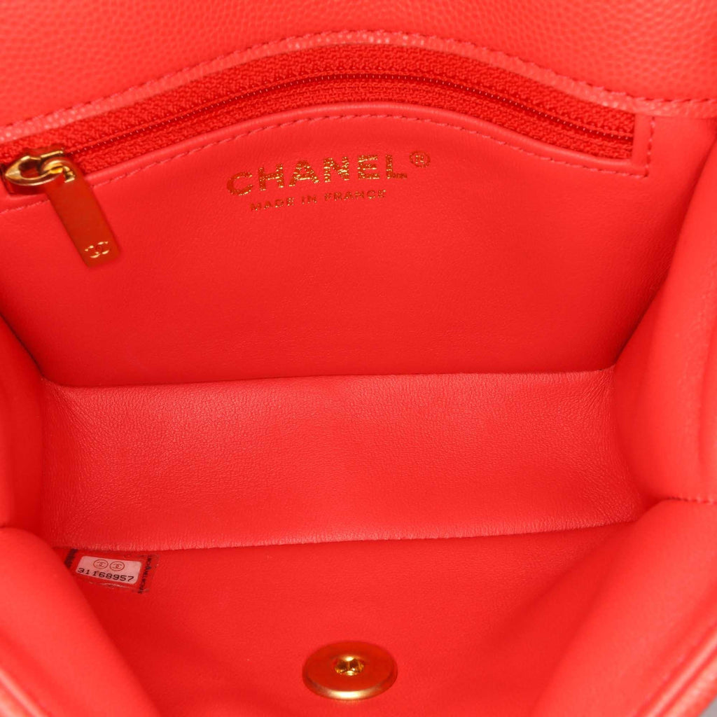 Chanel Mini Quilted Caviar Sweet Classic Flap