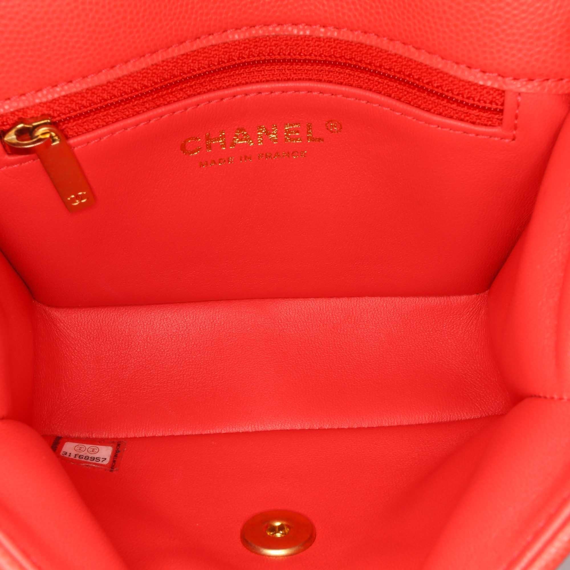Chanel Mini Quilted Caviar Sweet Classic Flap