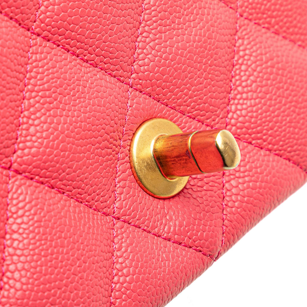 Chanel Mini Quilted Caviar Sweetheart Flap
