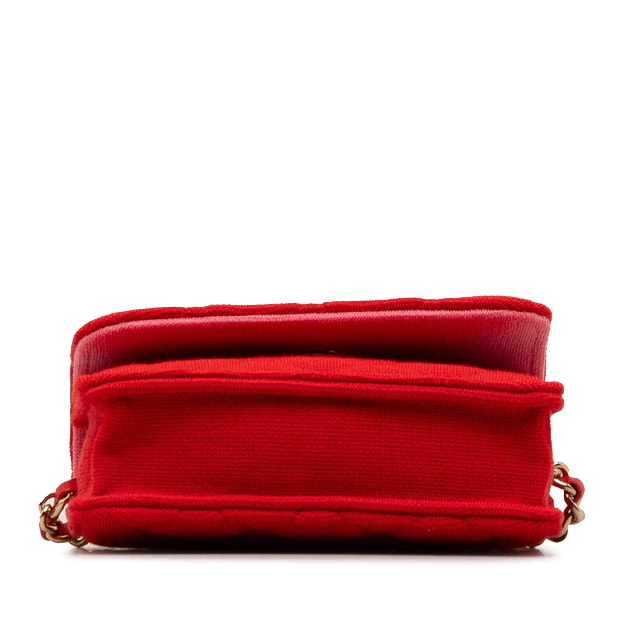 Chanel Mini Quilted Jersey VIP Crossbody (SHG-3DOyps)