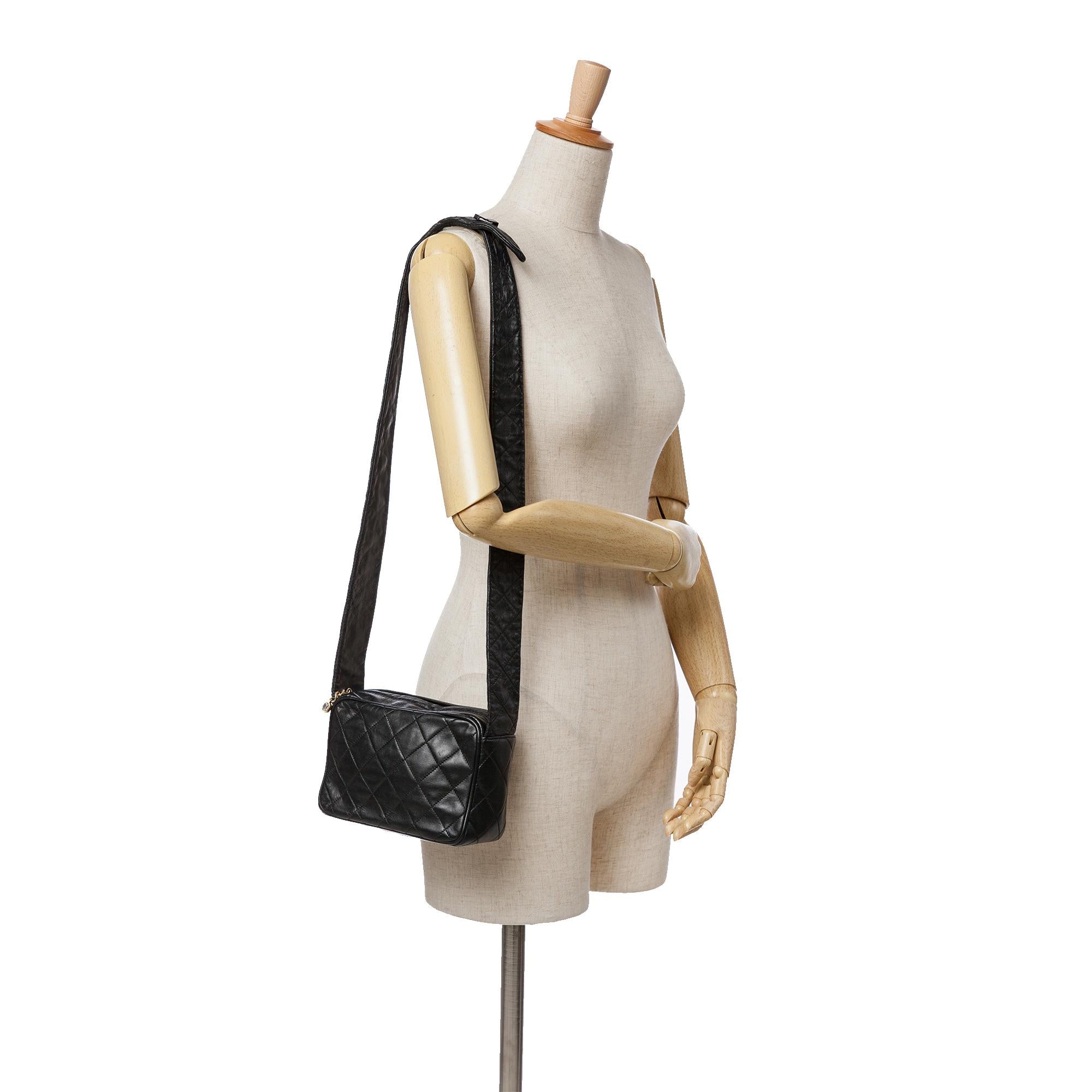 Chanel Mini Quilted Lambskin Camera Crossbody