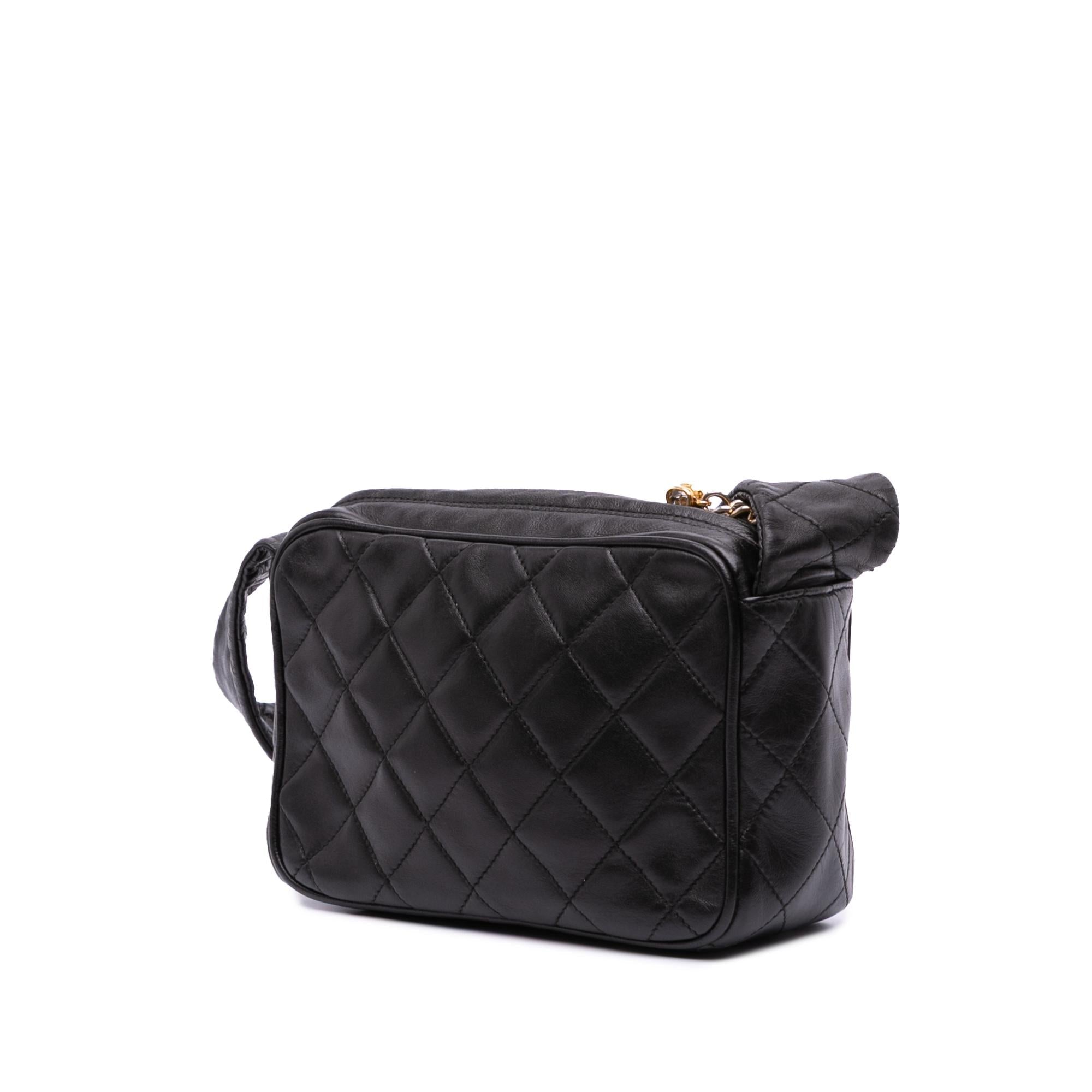 Chanel Mini Quilted Lambskin Camera Crossbody