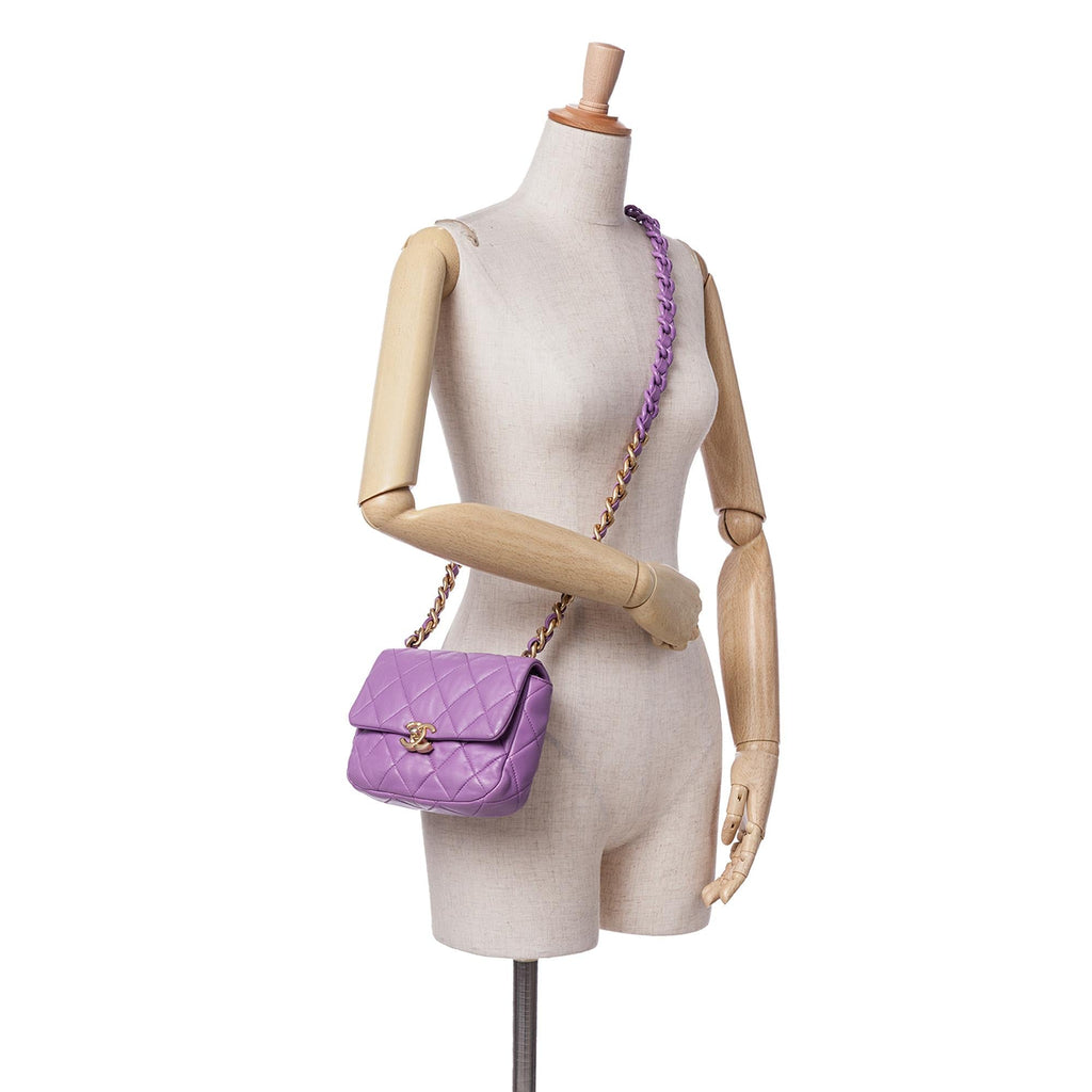 Chanel Mini Quilted Lambskin Candy Chain Flap