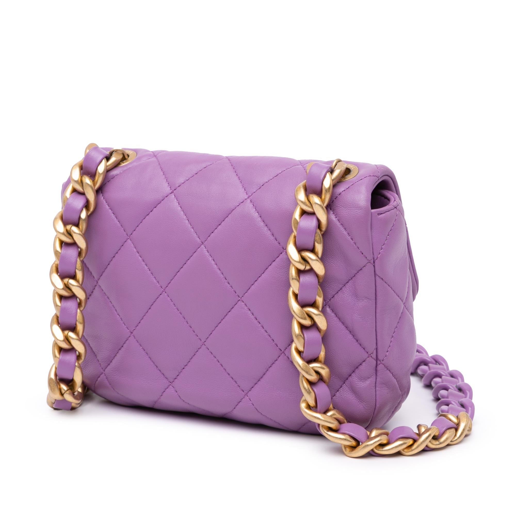 Chanel Mini Quilted Lambskin Candy Chain Flap