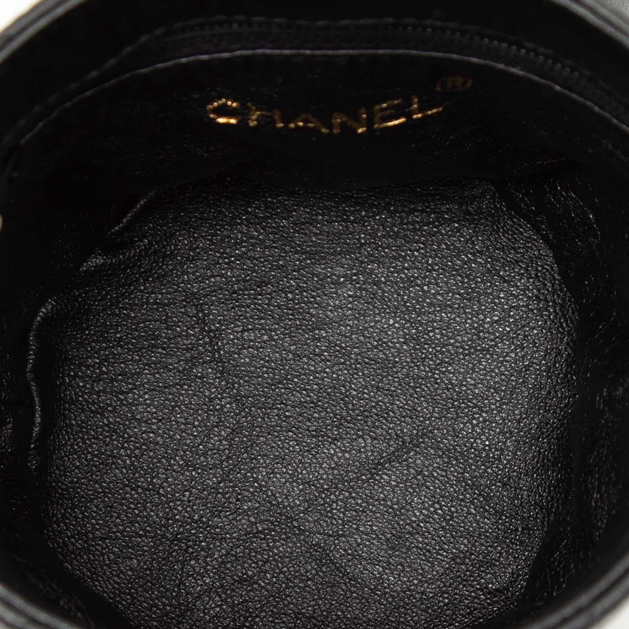 Chanel Mini Quilted Lambskin Canteen Tassel Vanity Case