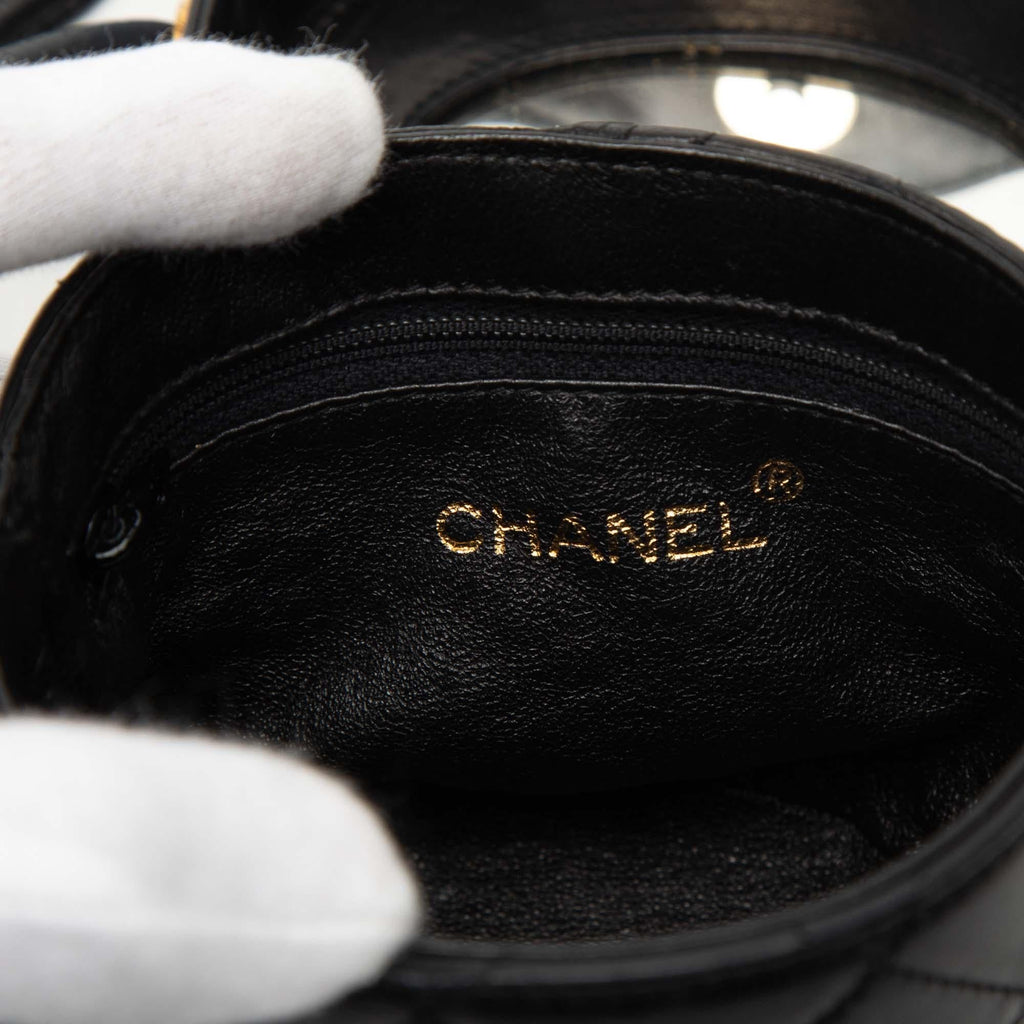 Chanel Mini Quilted Lambskin Canteen Tassel Vanity Case
