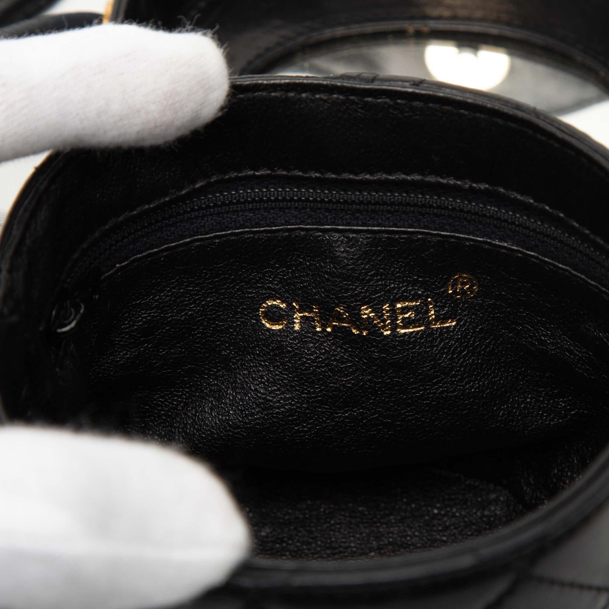 Chanel Mini Quilted Lambskin Canteen Tassel Vanity Case