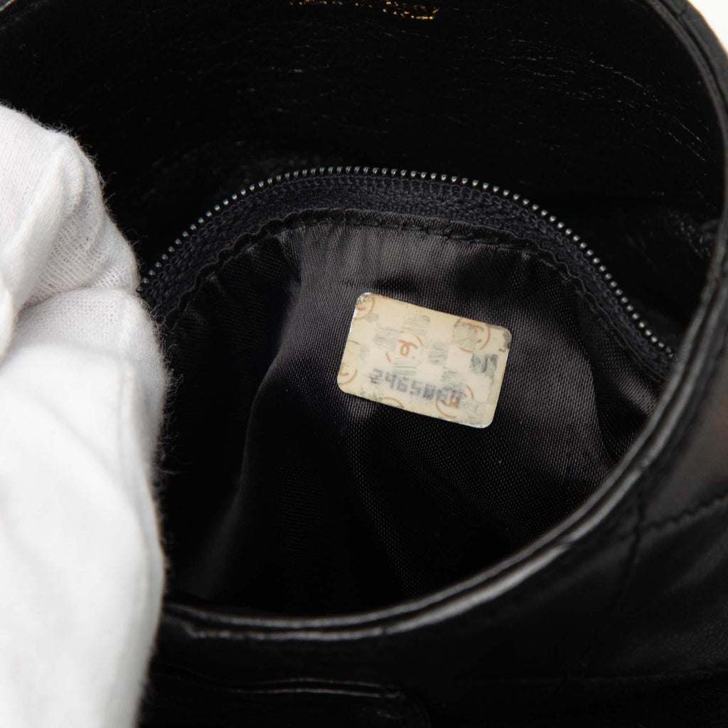 Chanel Mini Quilted Lambskin Canteen Tassel Vanity Case