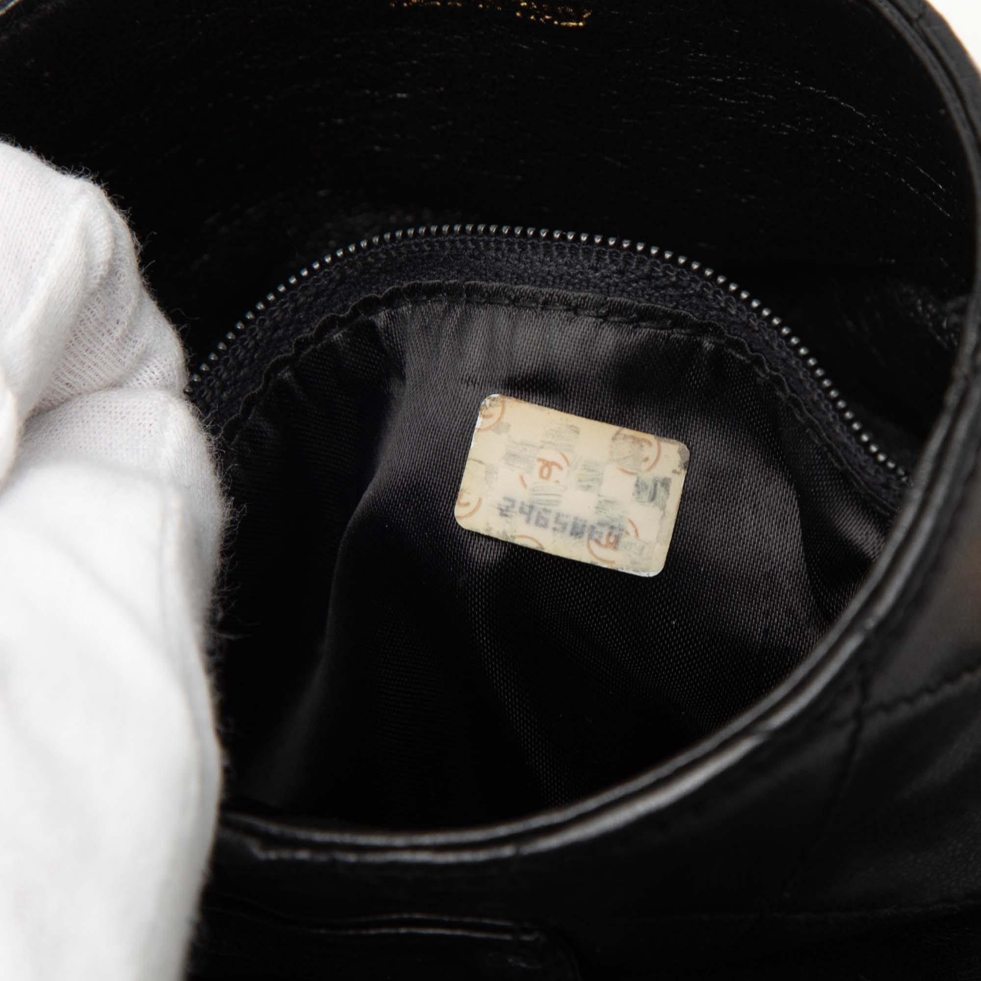 Chanel Mini Quilted Lambskin Canteen Tassel Vanity Case