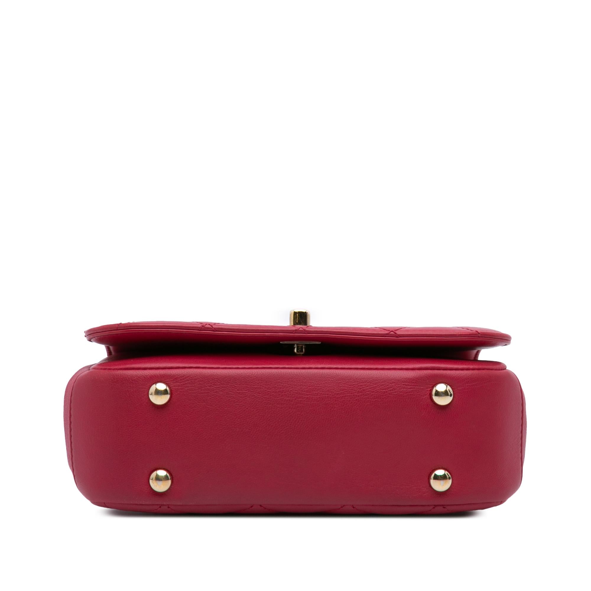 Chanel Mini Quilted Lambskin Carry Chic Flap