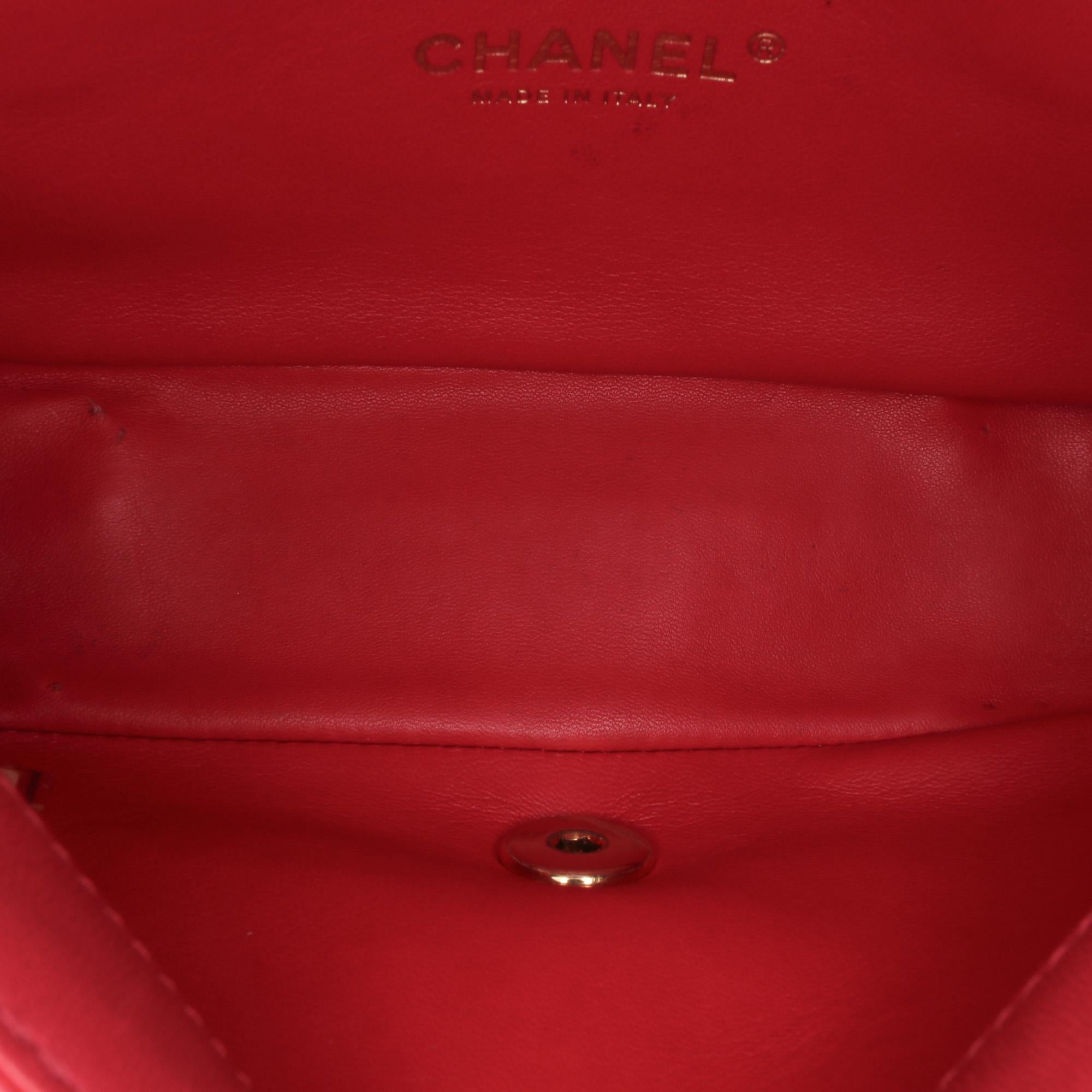 Chanel Mini Quilted Lambskin Carry Chic Flap
