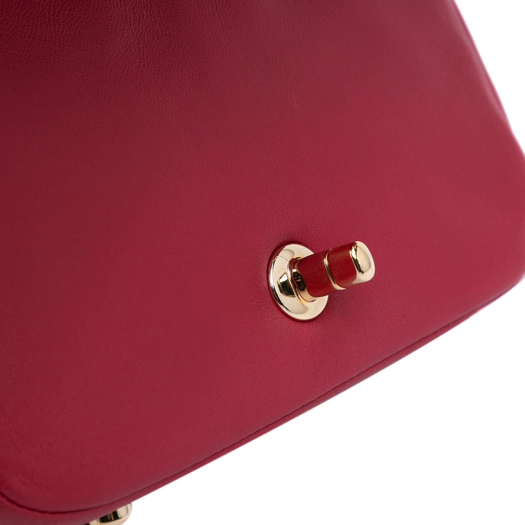 Chanel Mini Quilted Lambskin Carry Chic Flap
