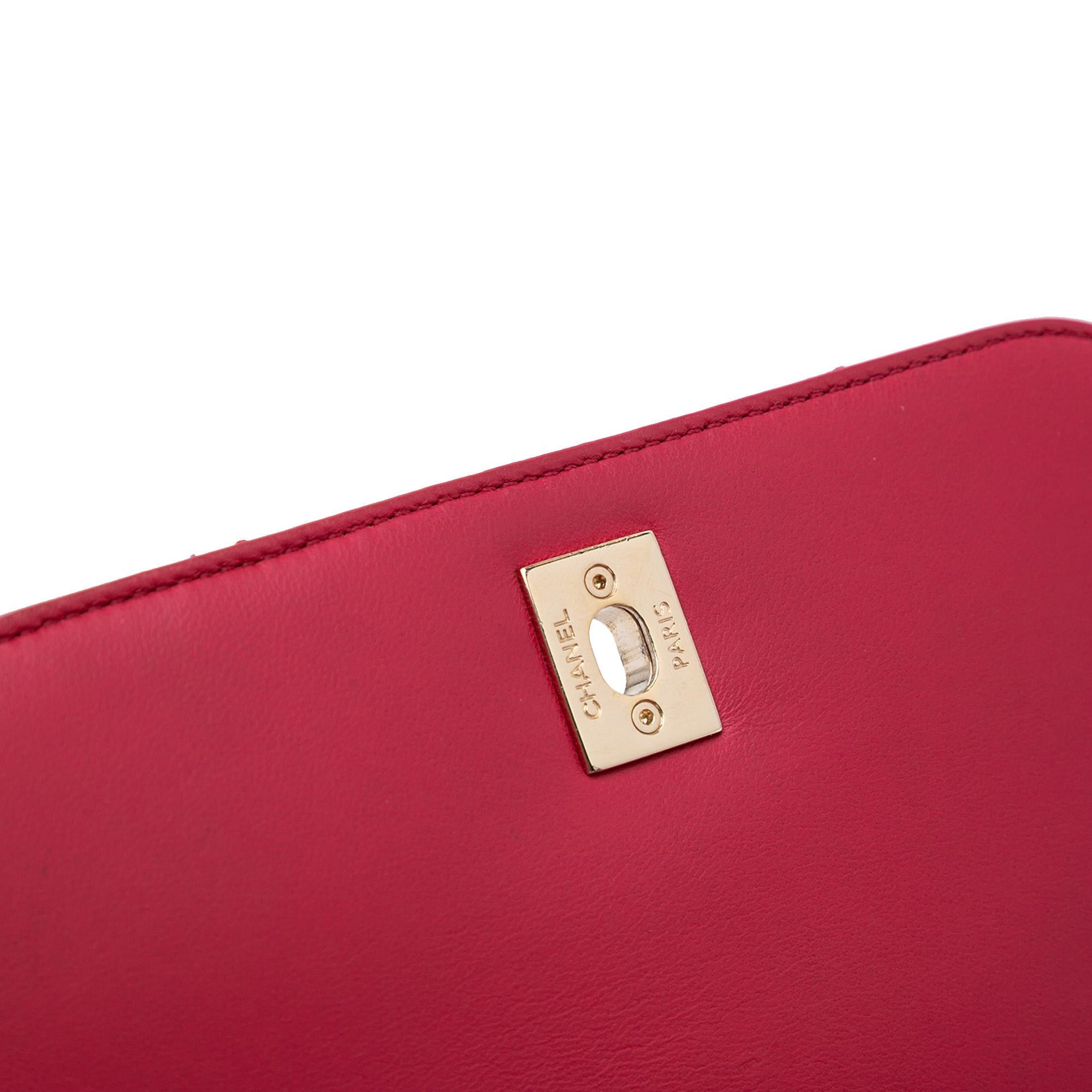Chanel Mini Quilted Lambskin Carry Chic Flap