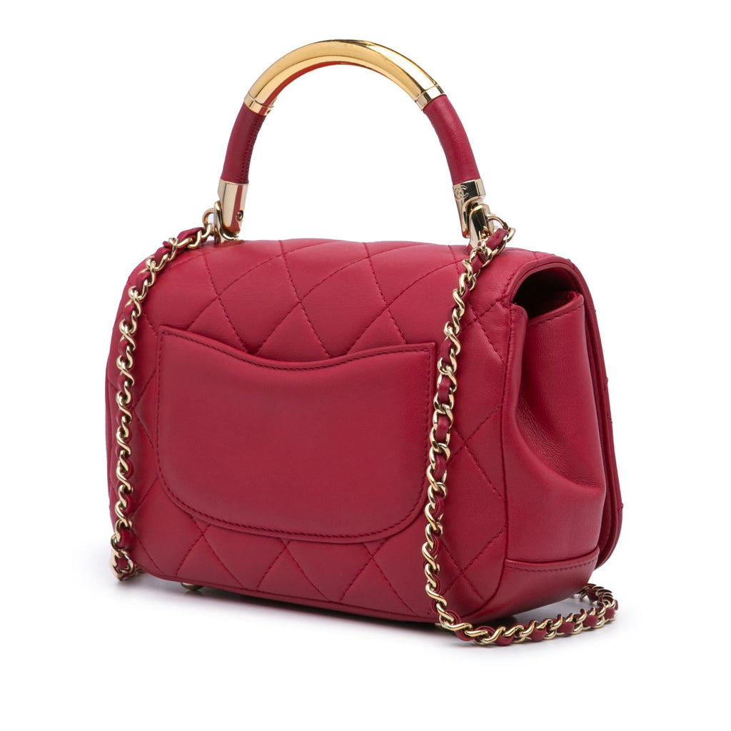 Chanel Mini Quilted Lambskin Carry Chic Flap