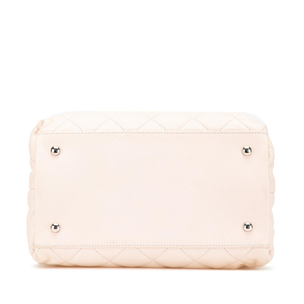 Chanel Mini Quilted Lambskin Chain Me Tote