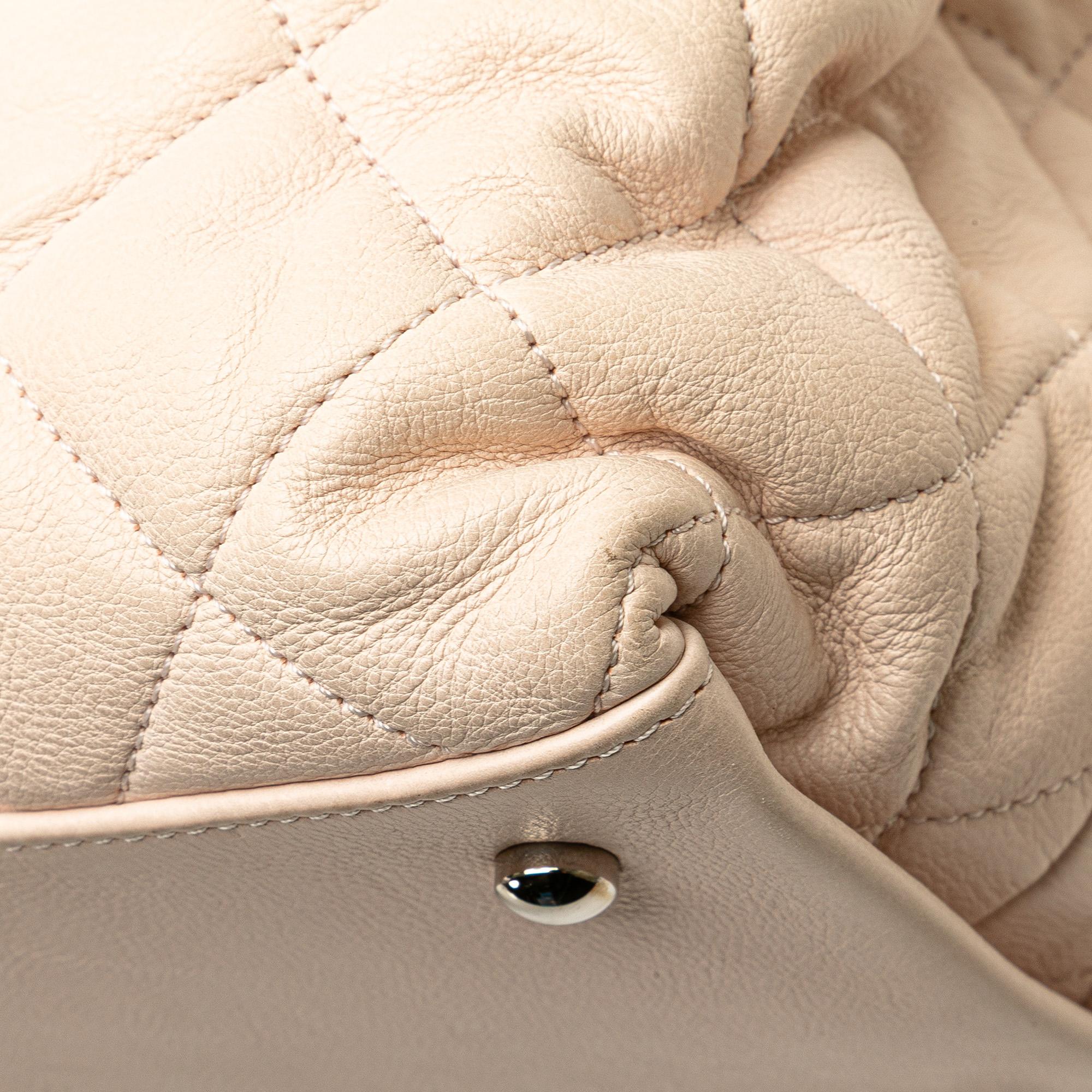 Chanel Mini Quilted Lambskin Chain Me Tote