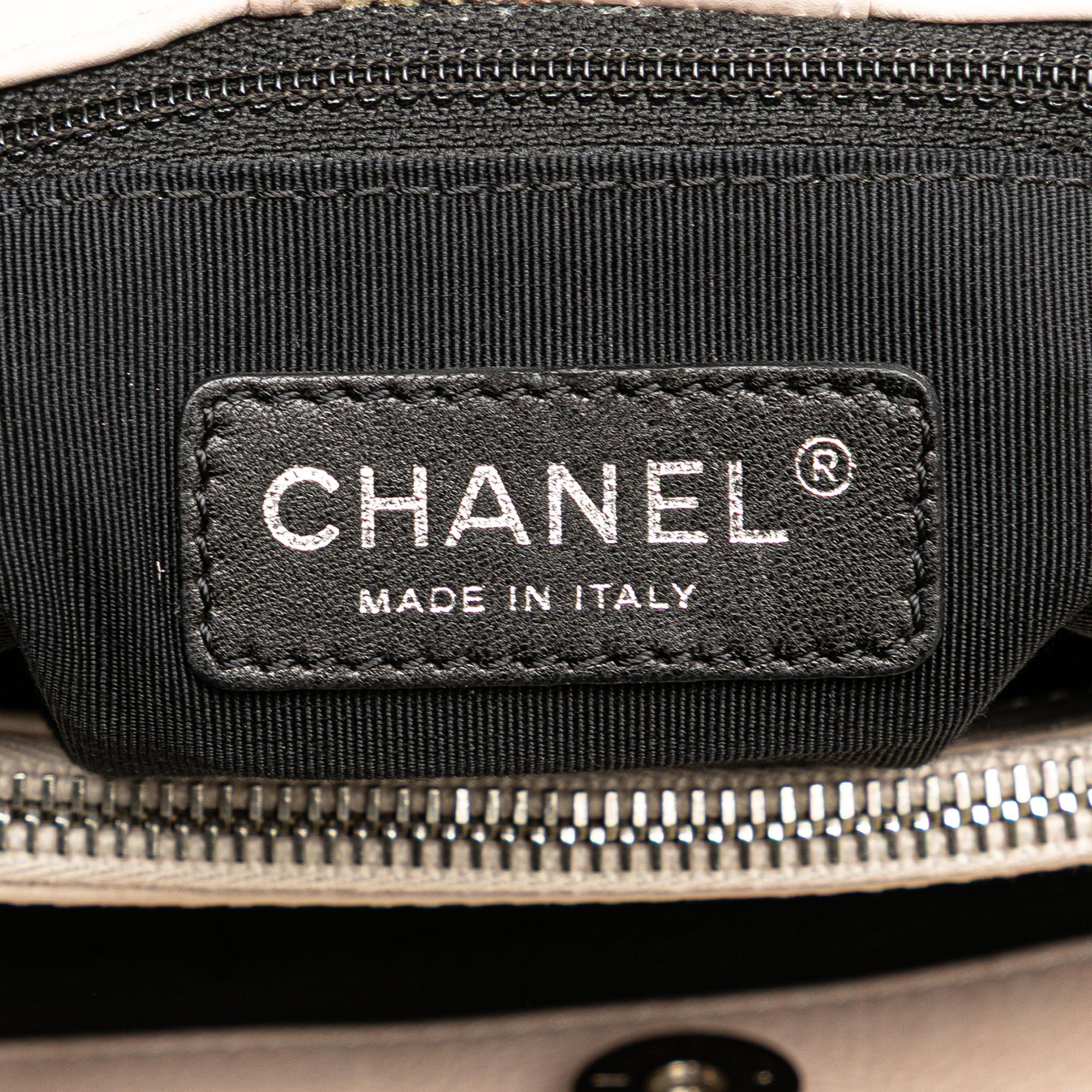 Chanel Mini Quilted Lambskin Chain Me Tote