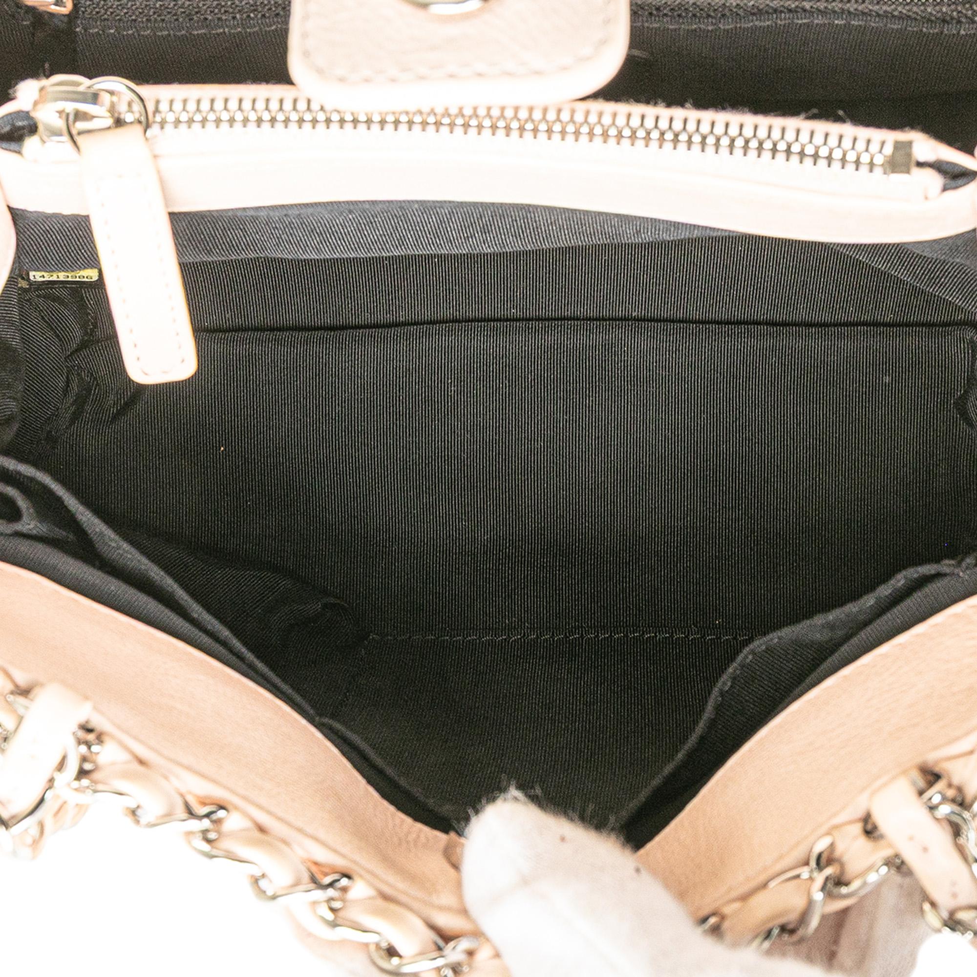 Chanel Mini Quilted Lambskin Chain Me Tote