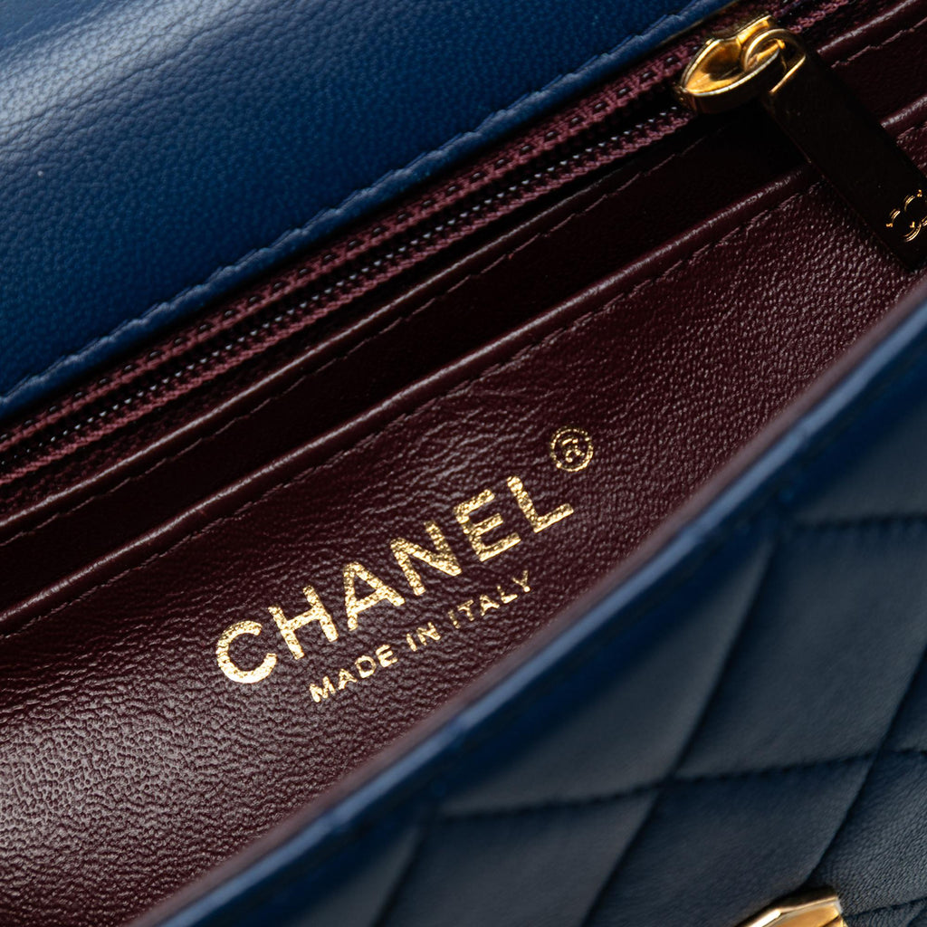Chanel Mini Quilted Lambskin Chic With Me Flap