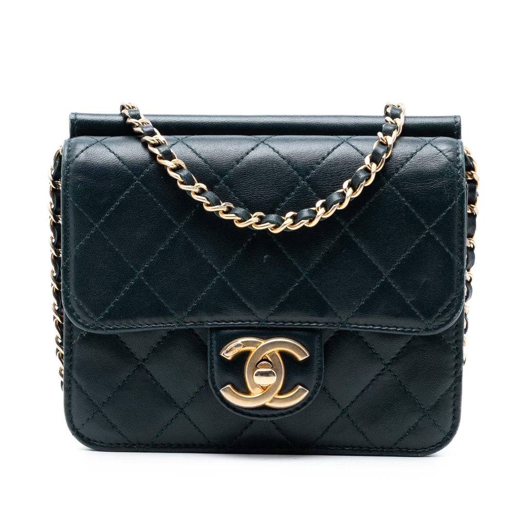 Chanel Mini Quilted Lambskin Crossing Times Flap