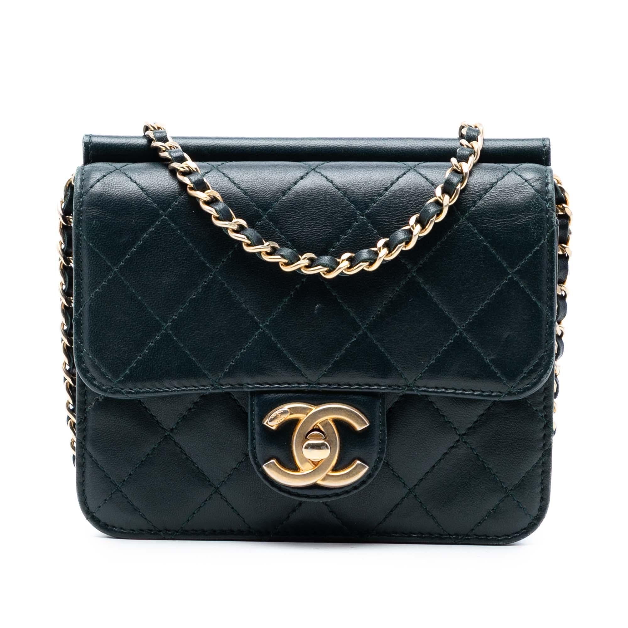 Chanel Mini Quilted Lambskin Crossing Times Flap